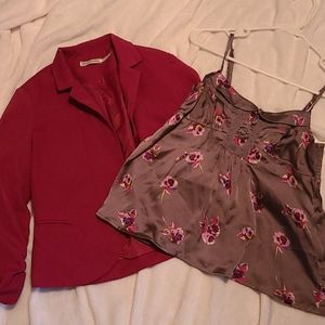 Cute blazer and tank